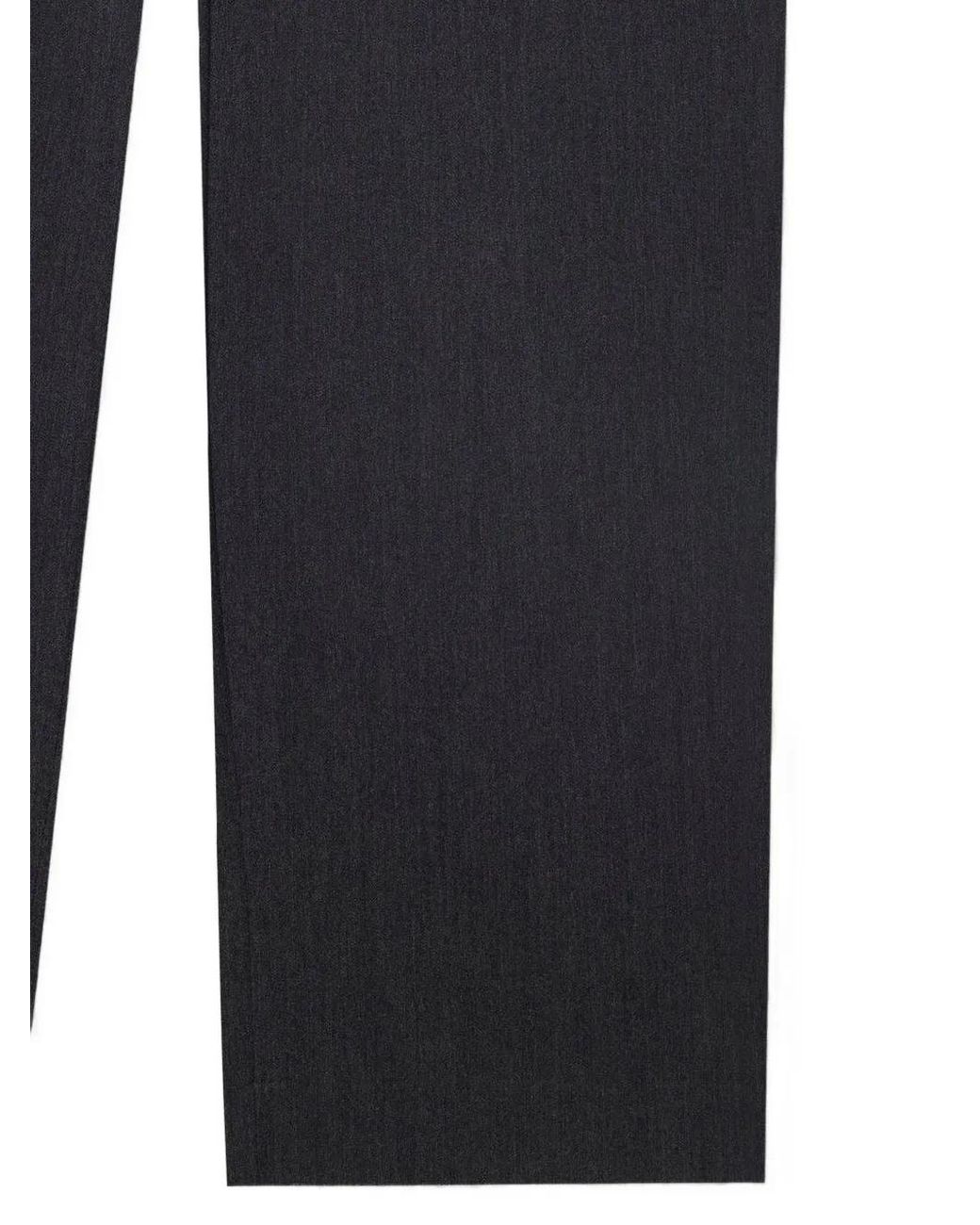 DUNST Blue Double-Pleated Wide-Leg Trousers