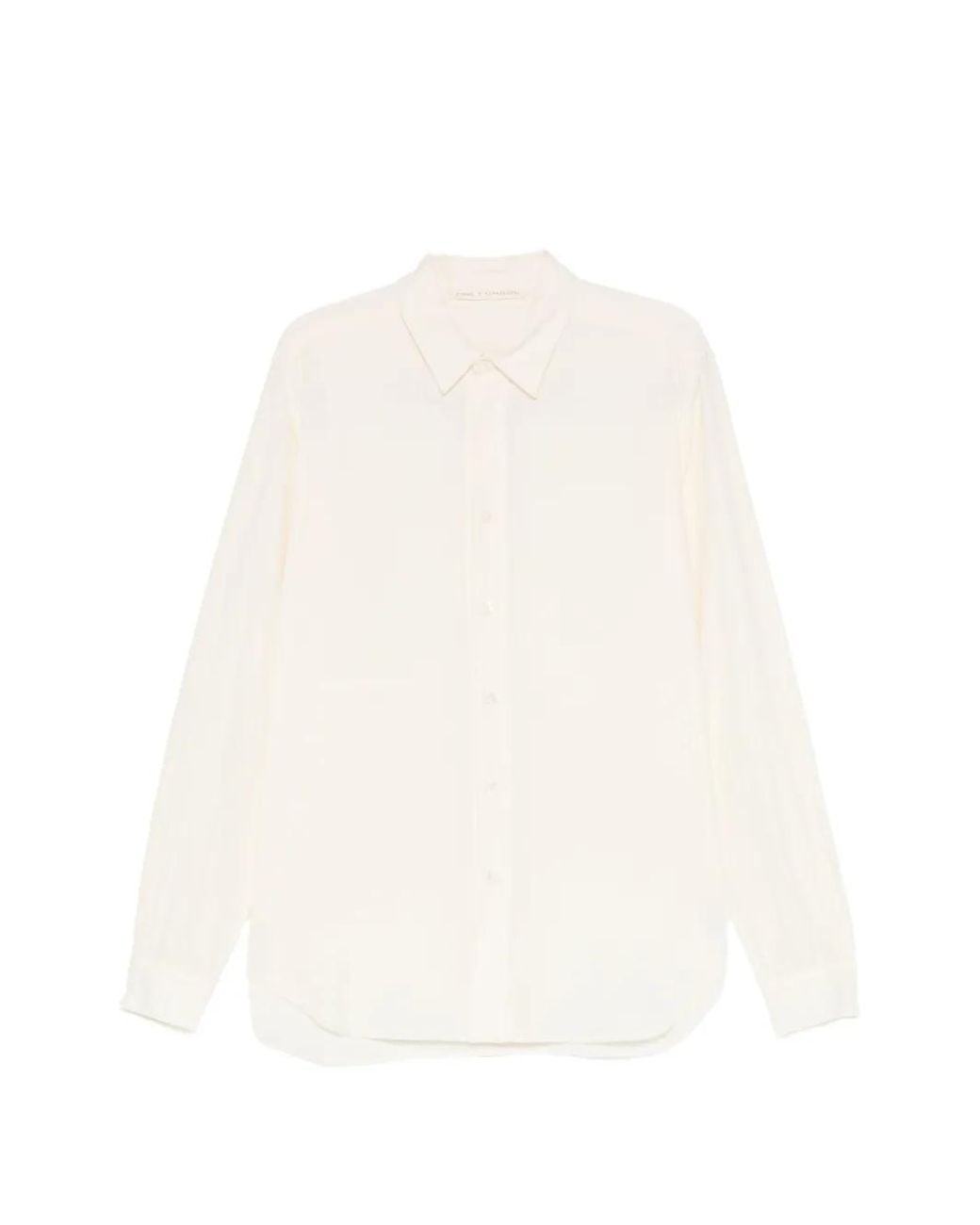 Forme D'expression White Long-Sleeve Shirt for men