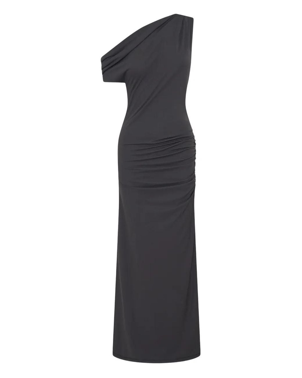 Nicholas Blue One-Shoulder Maxi Dress