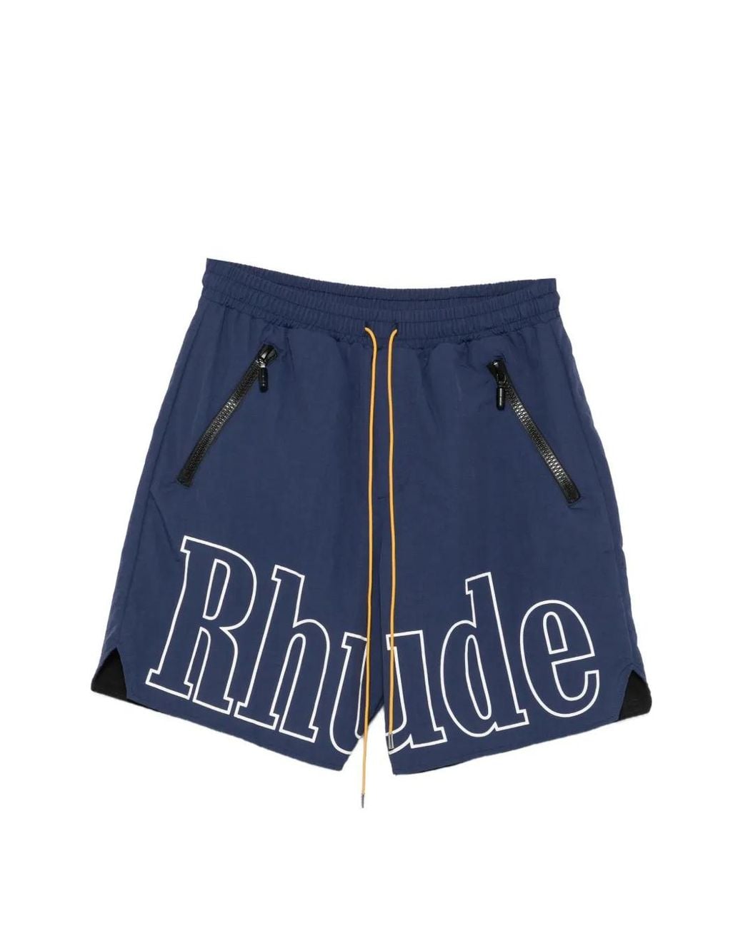 Rhude Blue Rh Logo Shorts for men