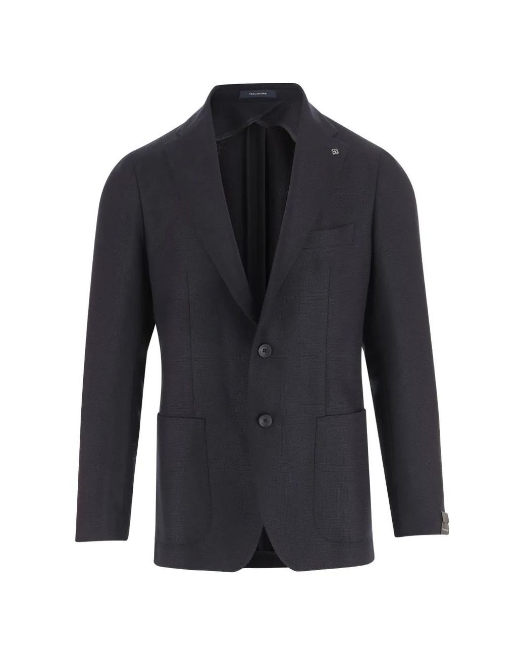 Tagliatore Blue Single-Breasted Wool Blazer for men