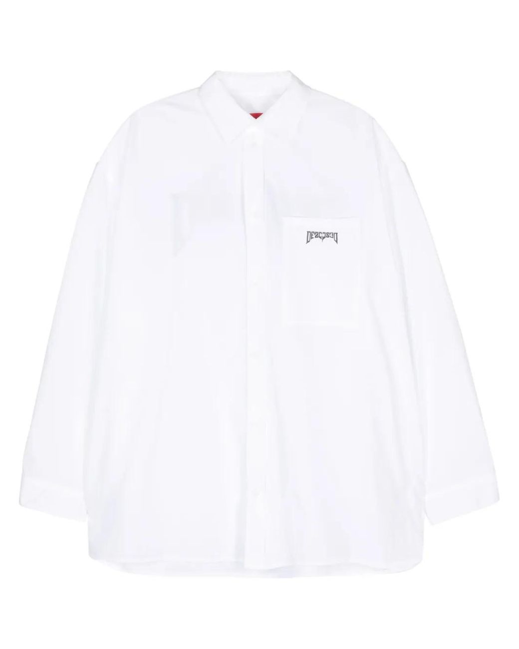 032c Hemd Mit Logo-Print in White für Herren