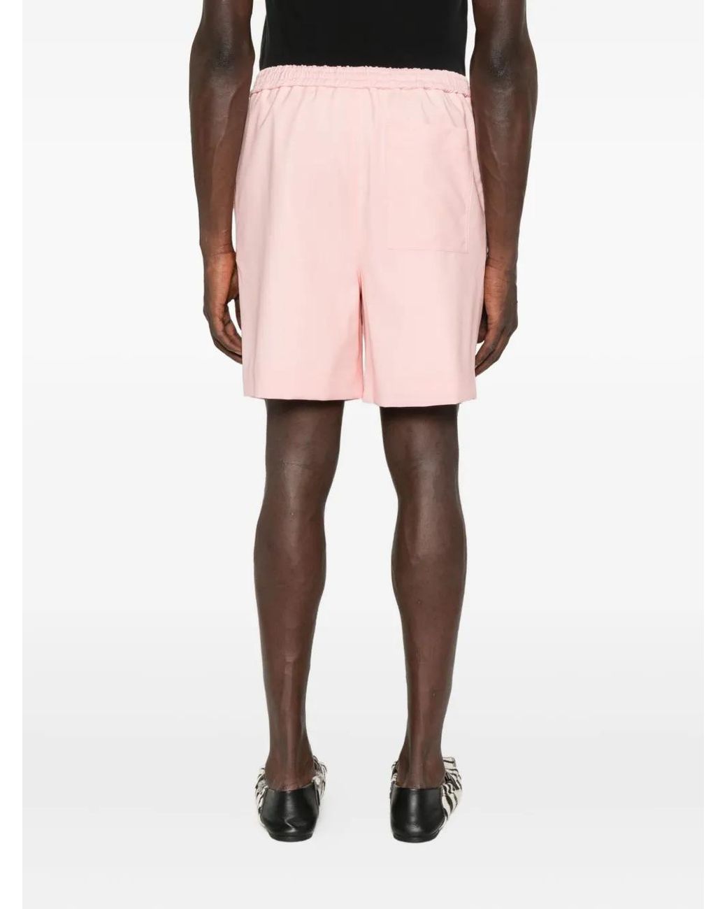 Loewe Pink Wool Shorts for men