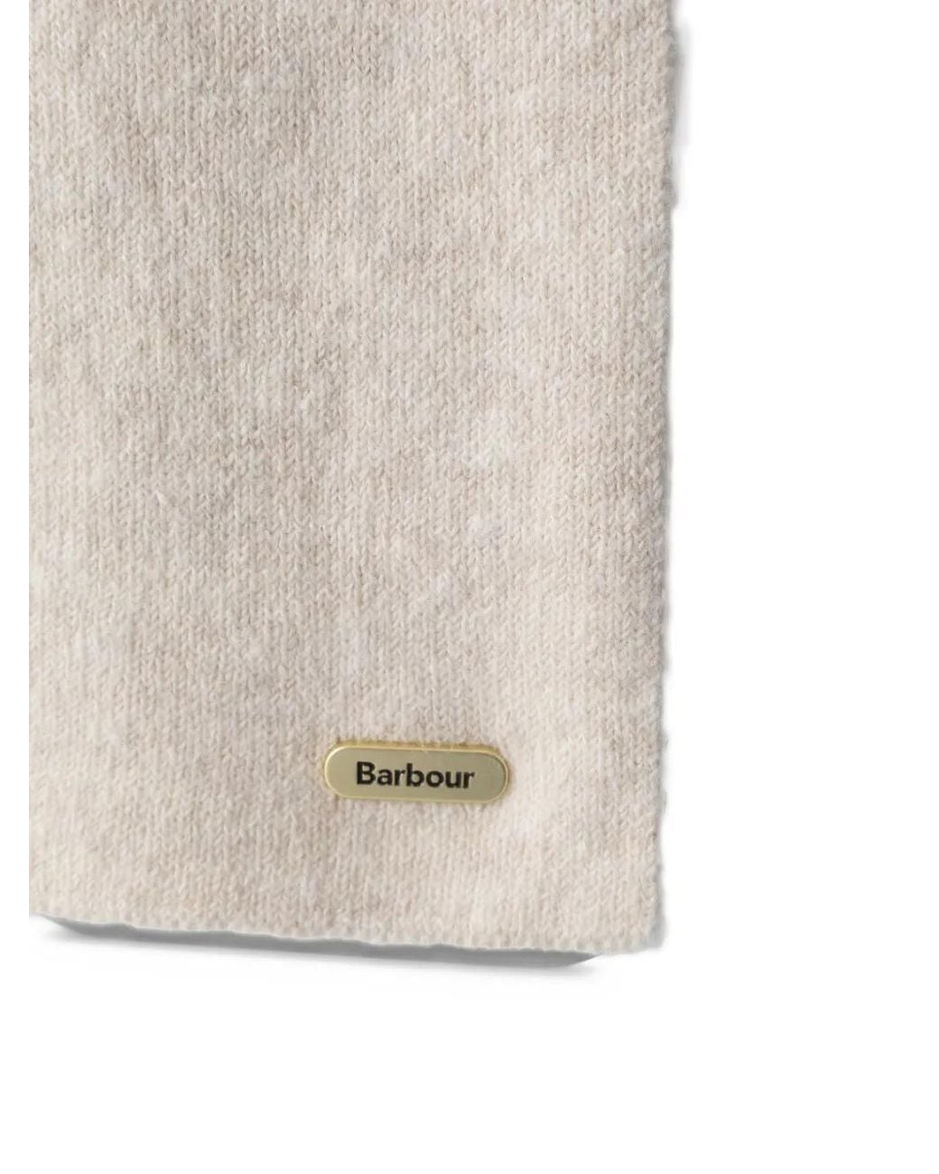 Barbour White Winona Beanie And Scarf Gift Set