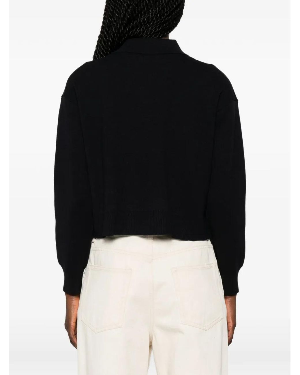 Max Mara Black Ghia Double-Breasted Cardigan