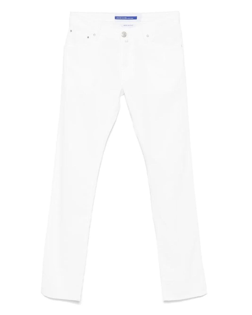Jacob Cohen Nick Broek in het White voor heren