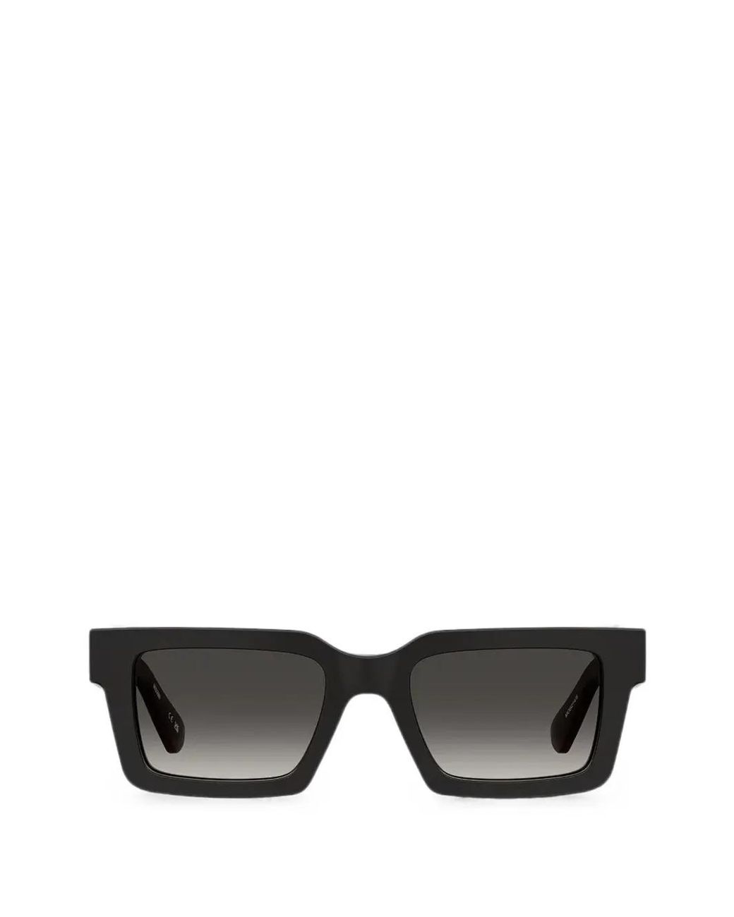 Moschino Black Rectangle-Frame Sunglasses