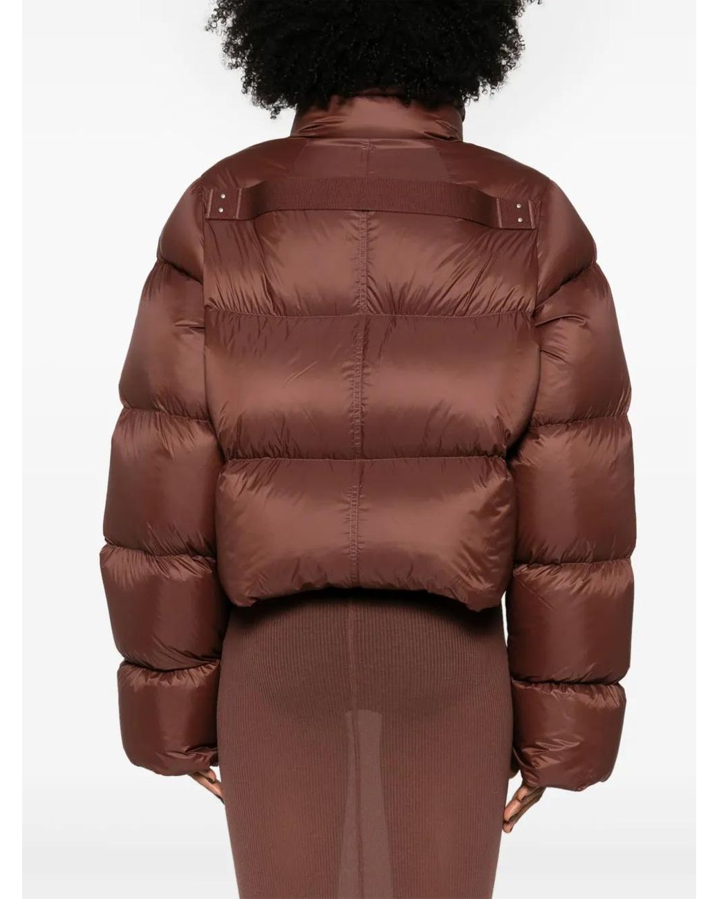 Rick Owens Gewatteerd Jack in het Brown
