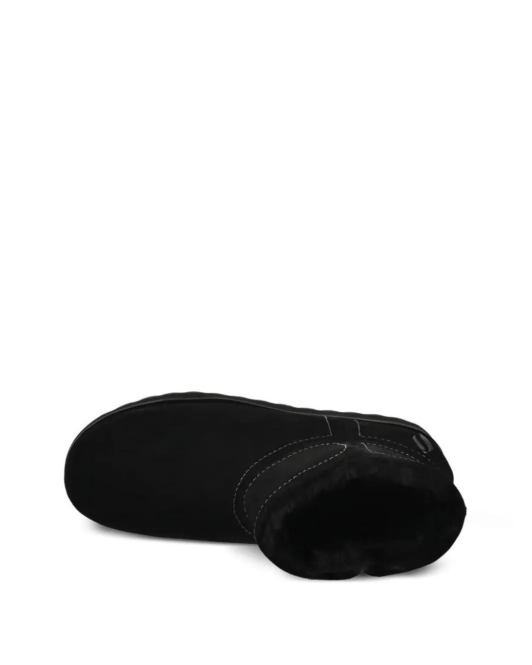 Skechers Black Logo-Embroidered Ankle Boots