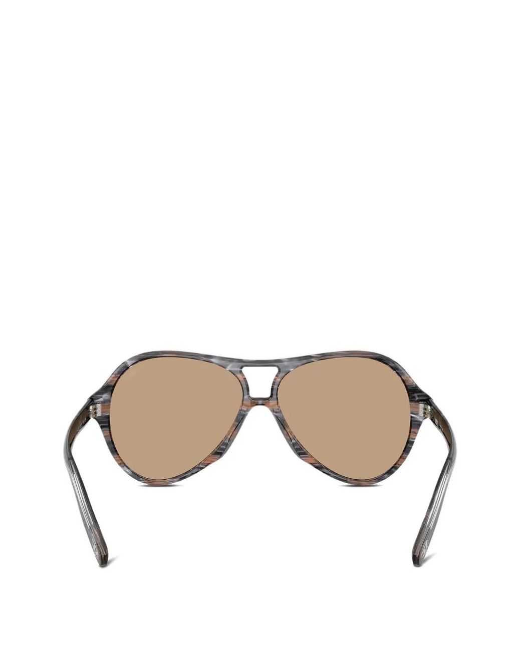 DIESEL Gray Lunettes De Soleil Pilot