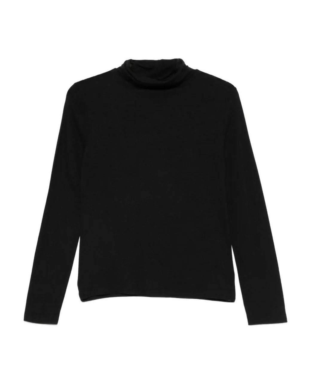 Marc O' Polo Black High-Neck Long-Sleeve Top