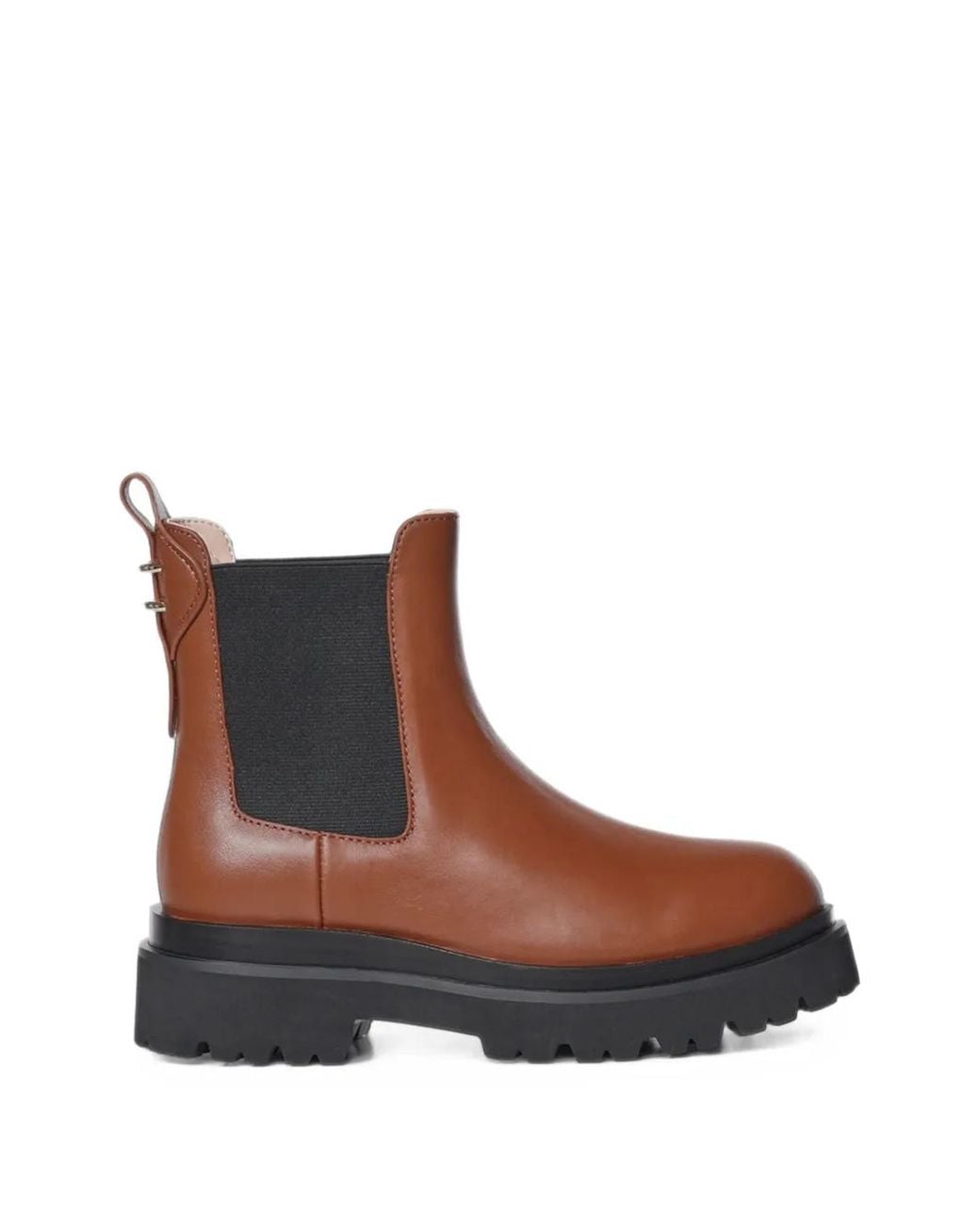 Coccinelle Brown Chunky-Sole Chelsea Boots