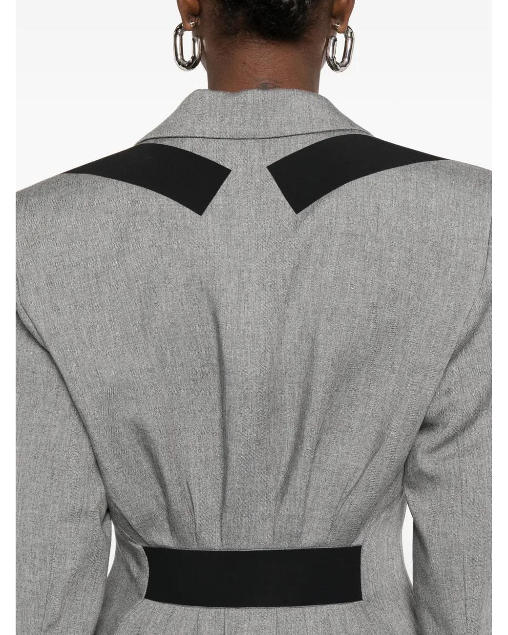 Coperni Gray Taped Tailored Jacket