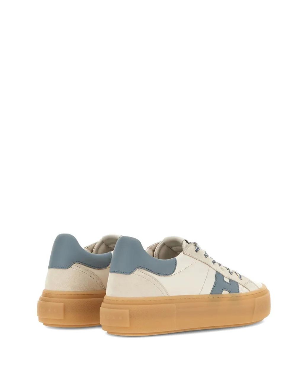 Hogan White H705 Platform Sneakers