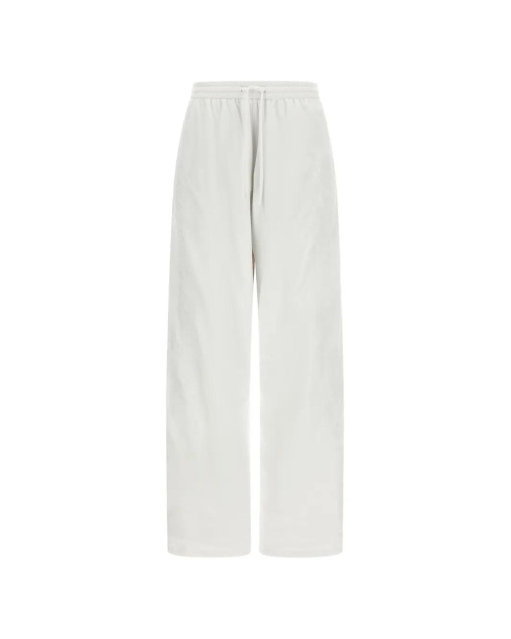 Balenciaga White Cursive Reversible Track Pants