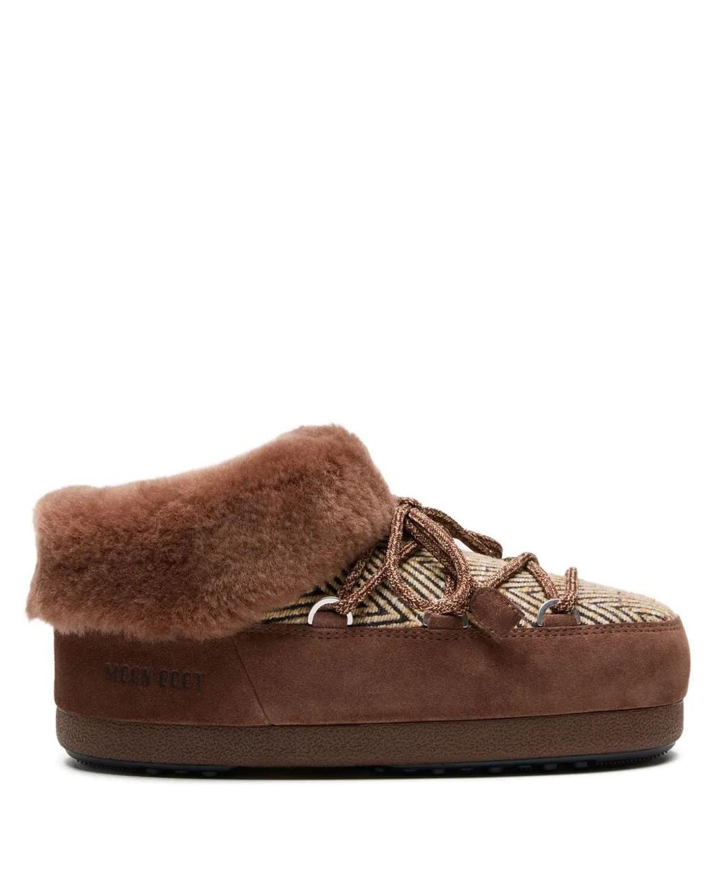 Moon Boot Brown Mules Evx Chalet Cocoa X Guest