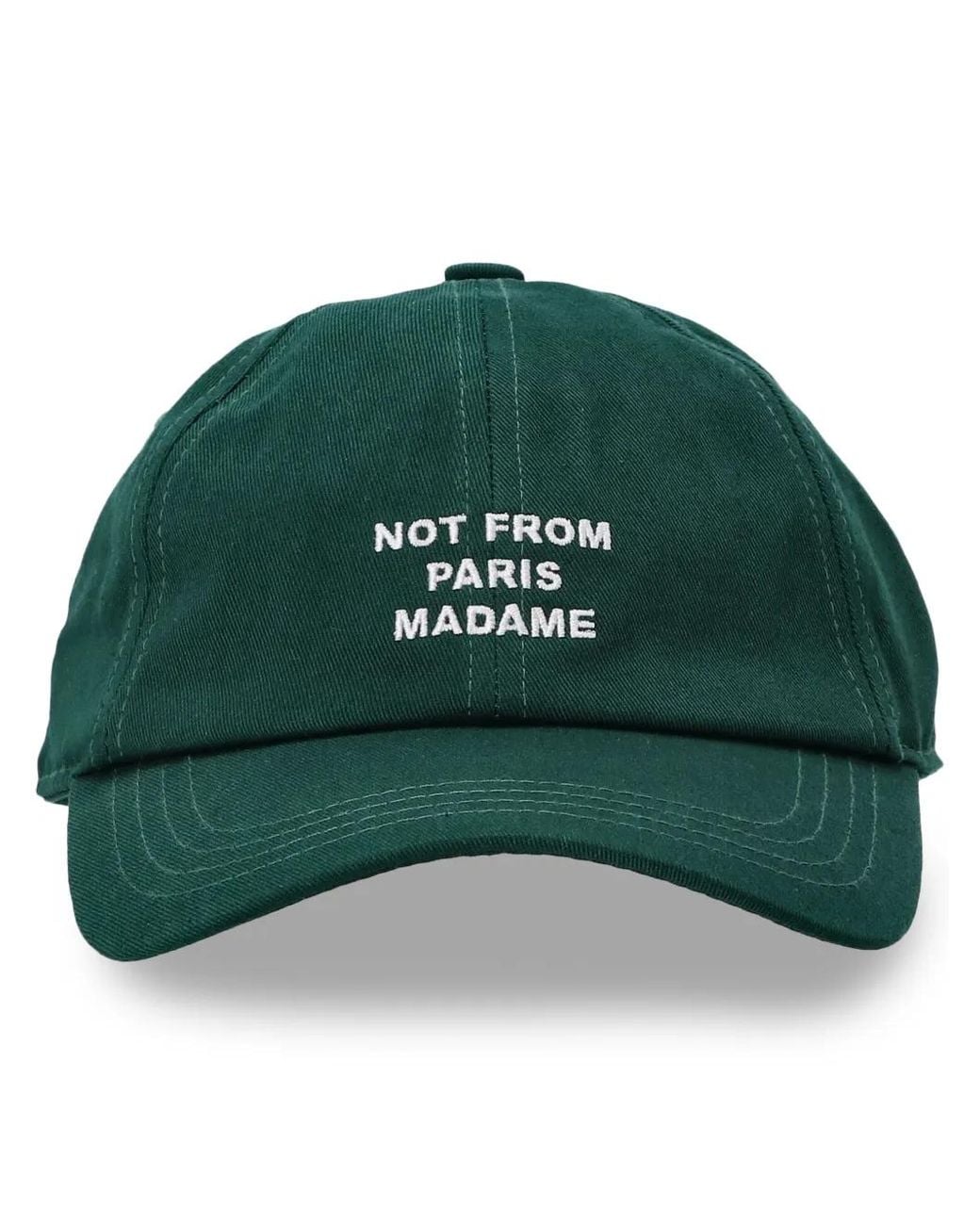 Drole de Monsieur Green Slogan Cap for men