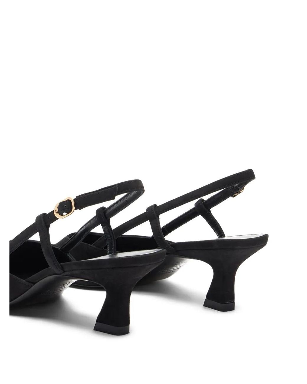 Stuart Weitzman Black 50Mm Vinnie Slingback Pointed-Toe Pumps