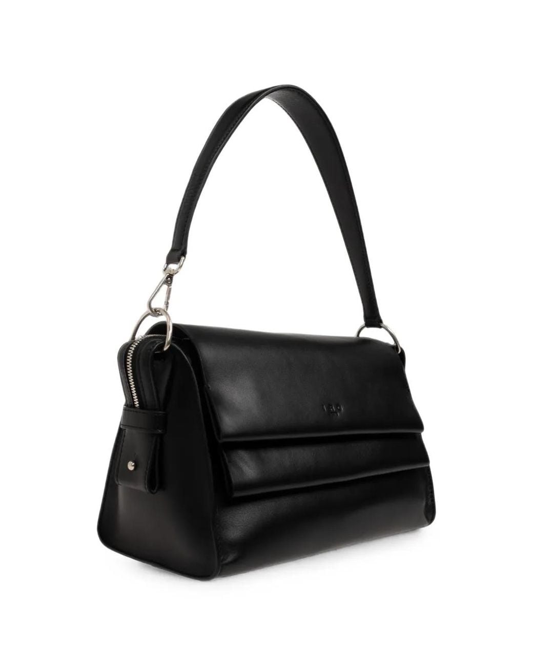 IRO Black Camera Loop Leather Shoulder Bag