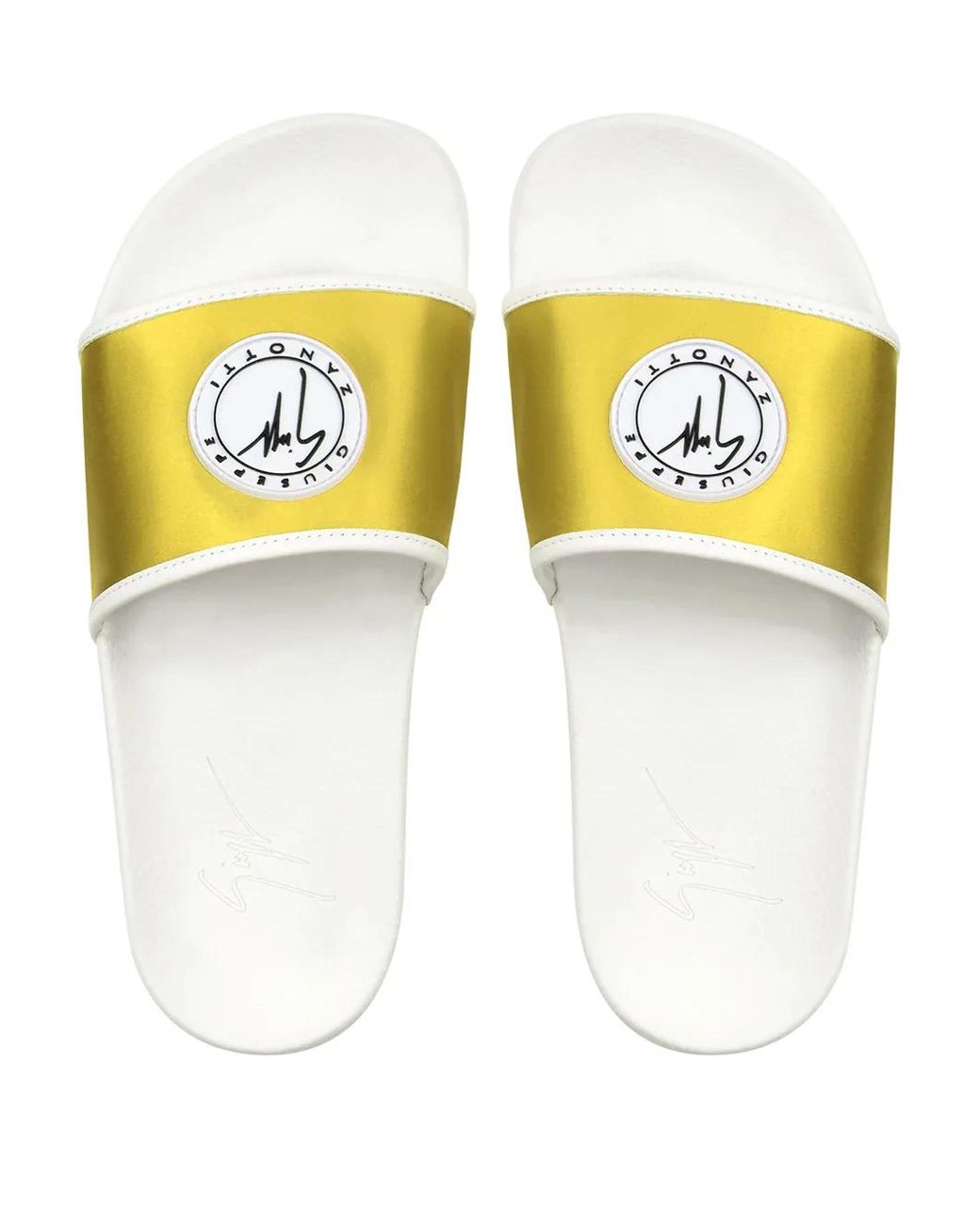 Giuseppe Zanotti Yellow Brett Slides