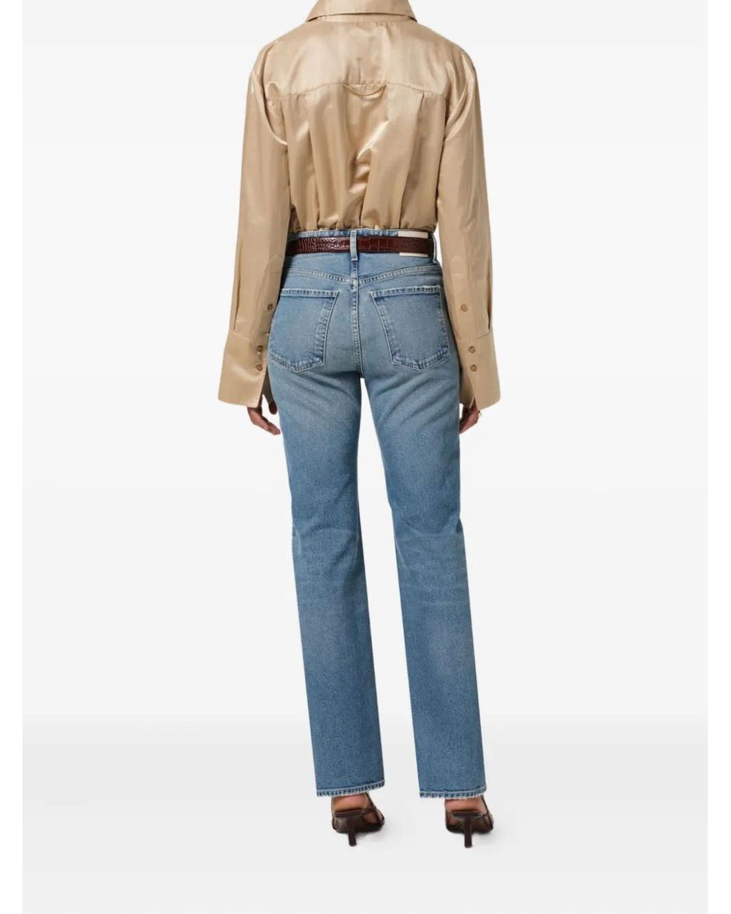Citizens of Humanity Blue Light-Washed Jeans