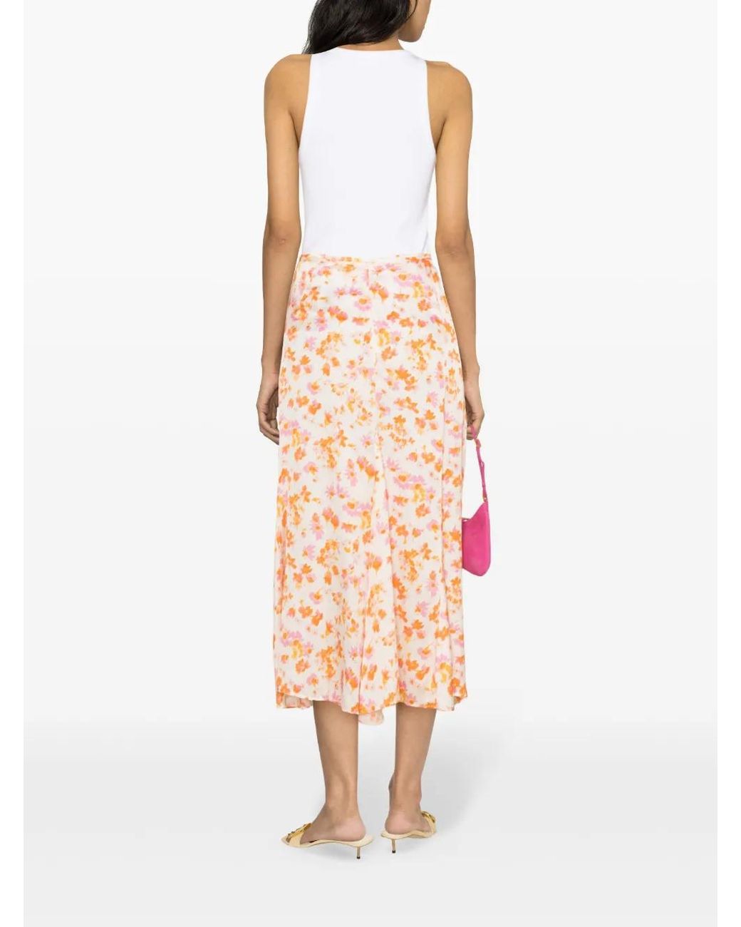 Vince White Scoop-Neck Ribbed Tank Top