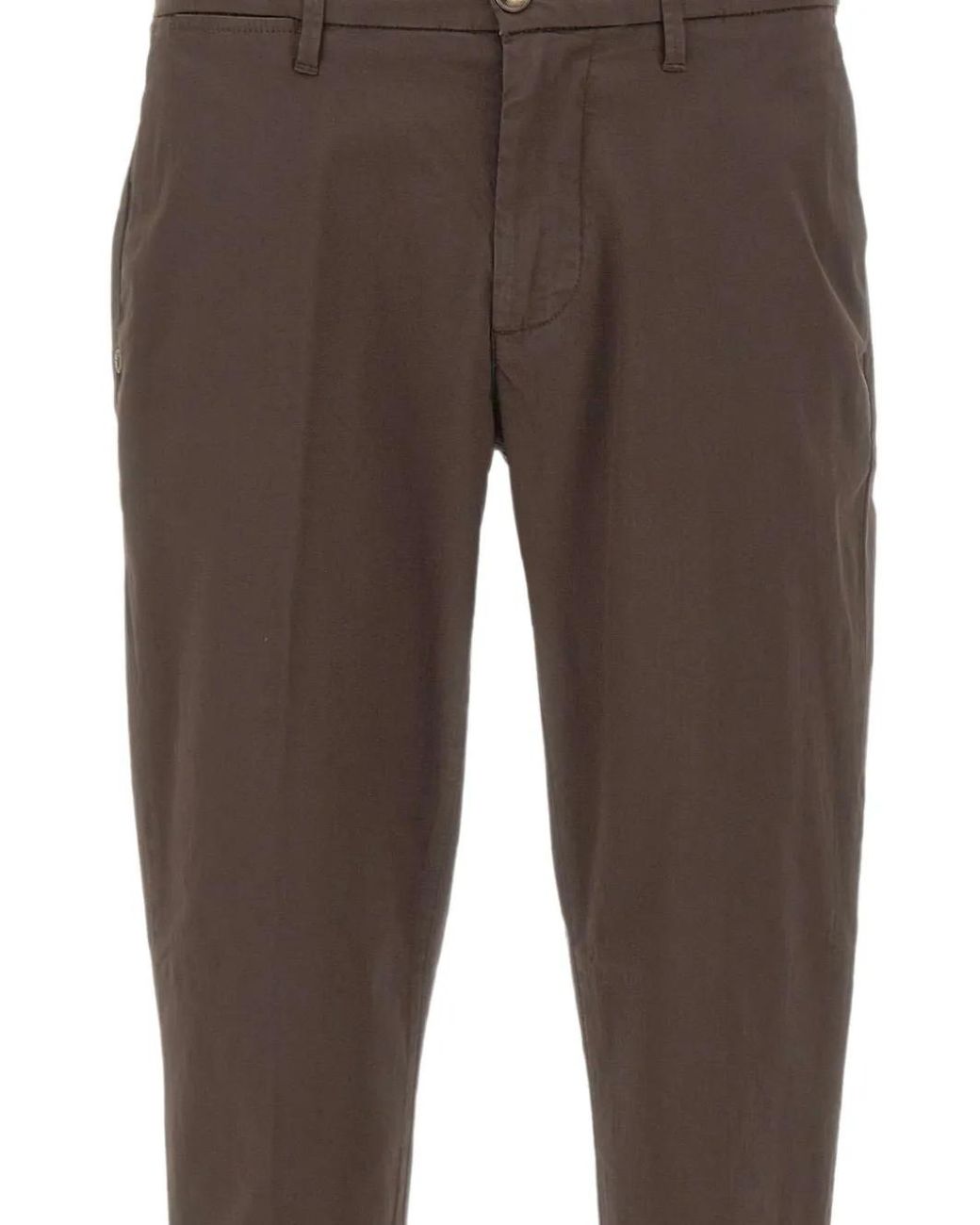 Re-hash Brown Mucha Chino Trousers for men