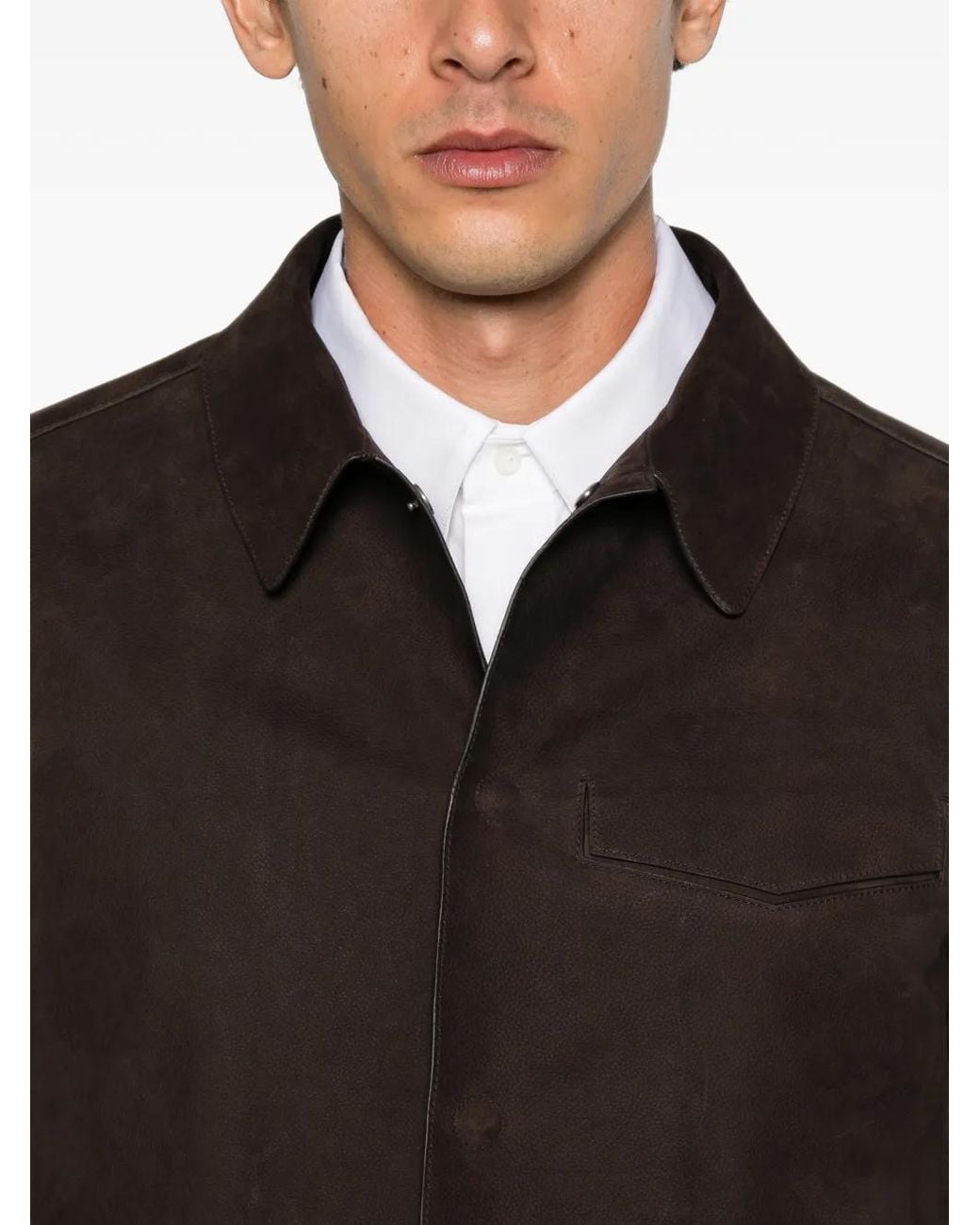 Tom Ford Black Nubuck Leather Jacket for men