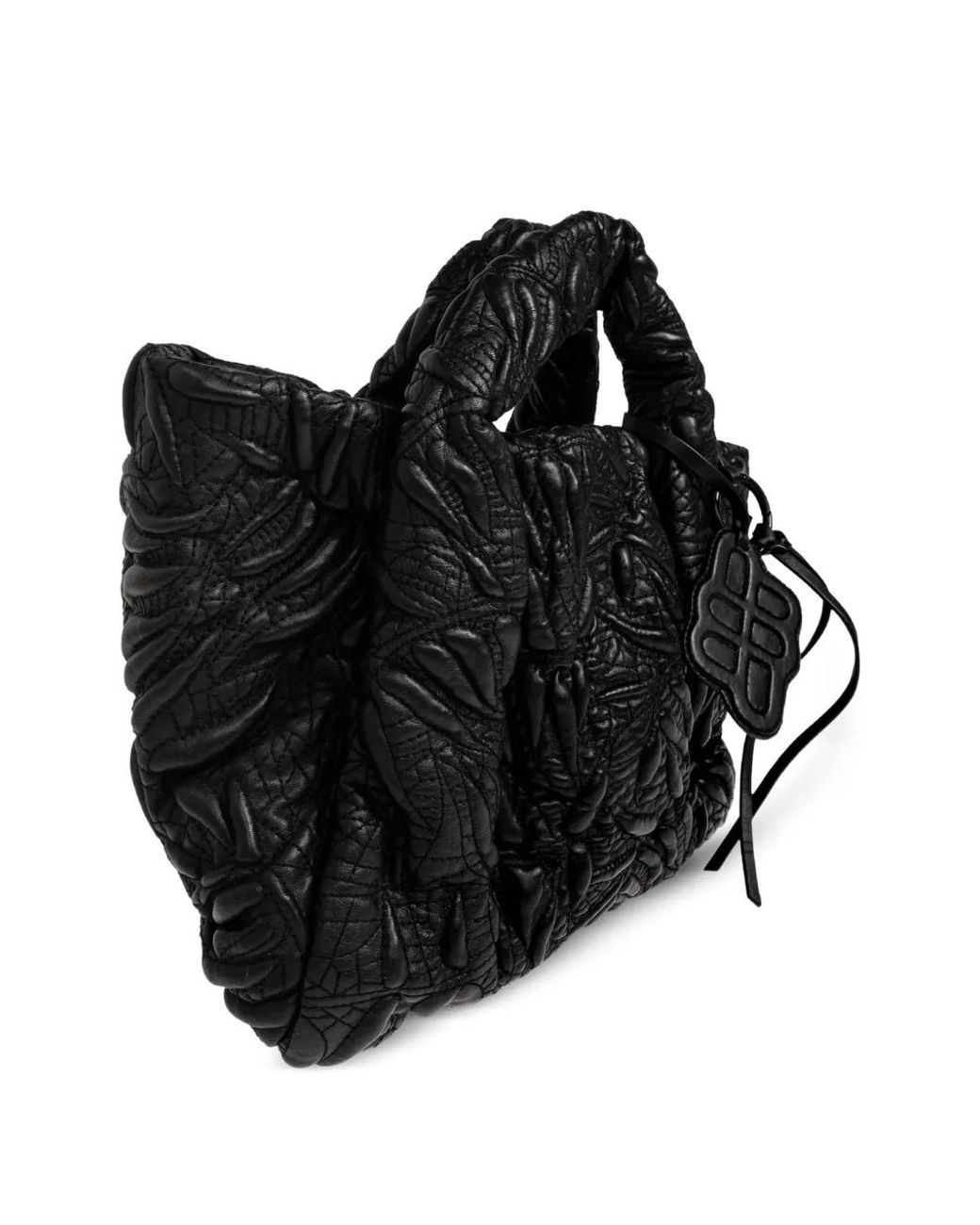 Munthe Black Lix Quilted Tote Bag