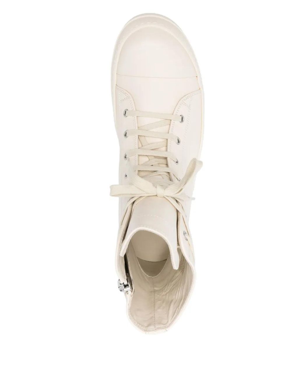 Rick Owens Natural Hi-Top Sneakers for men