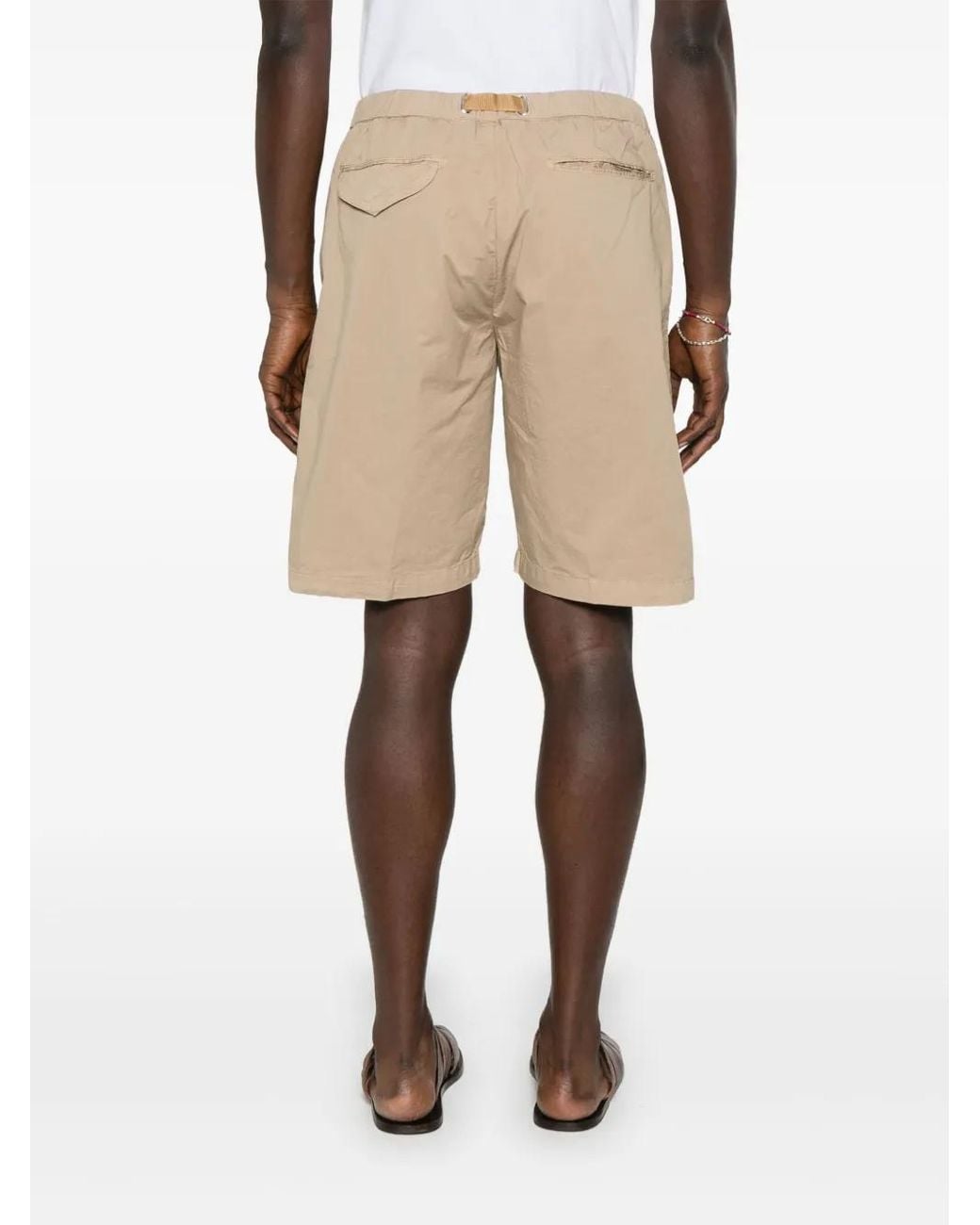White Sand Natural Kevin Shorts for men