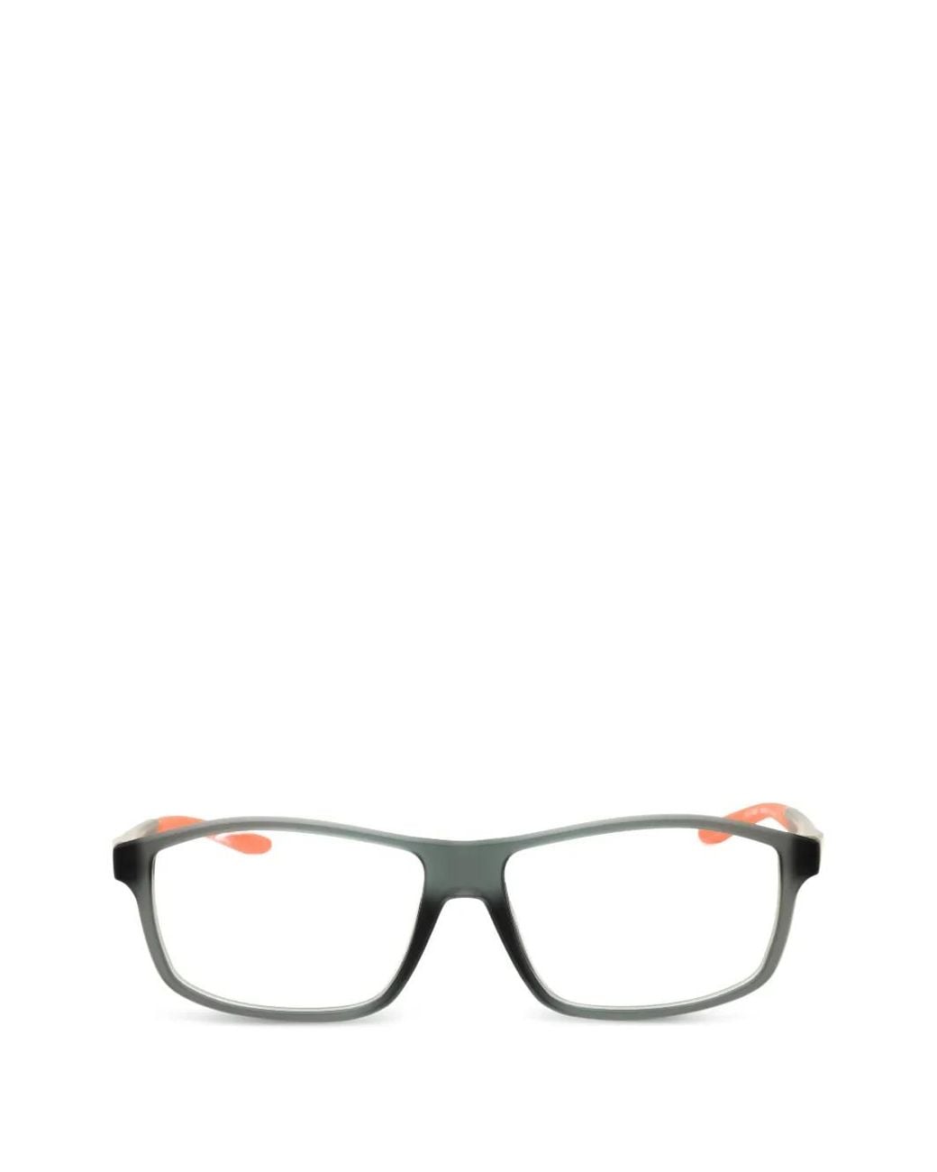 Nike Gray Square-Frame Glasses for men