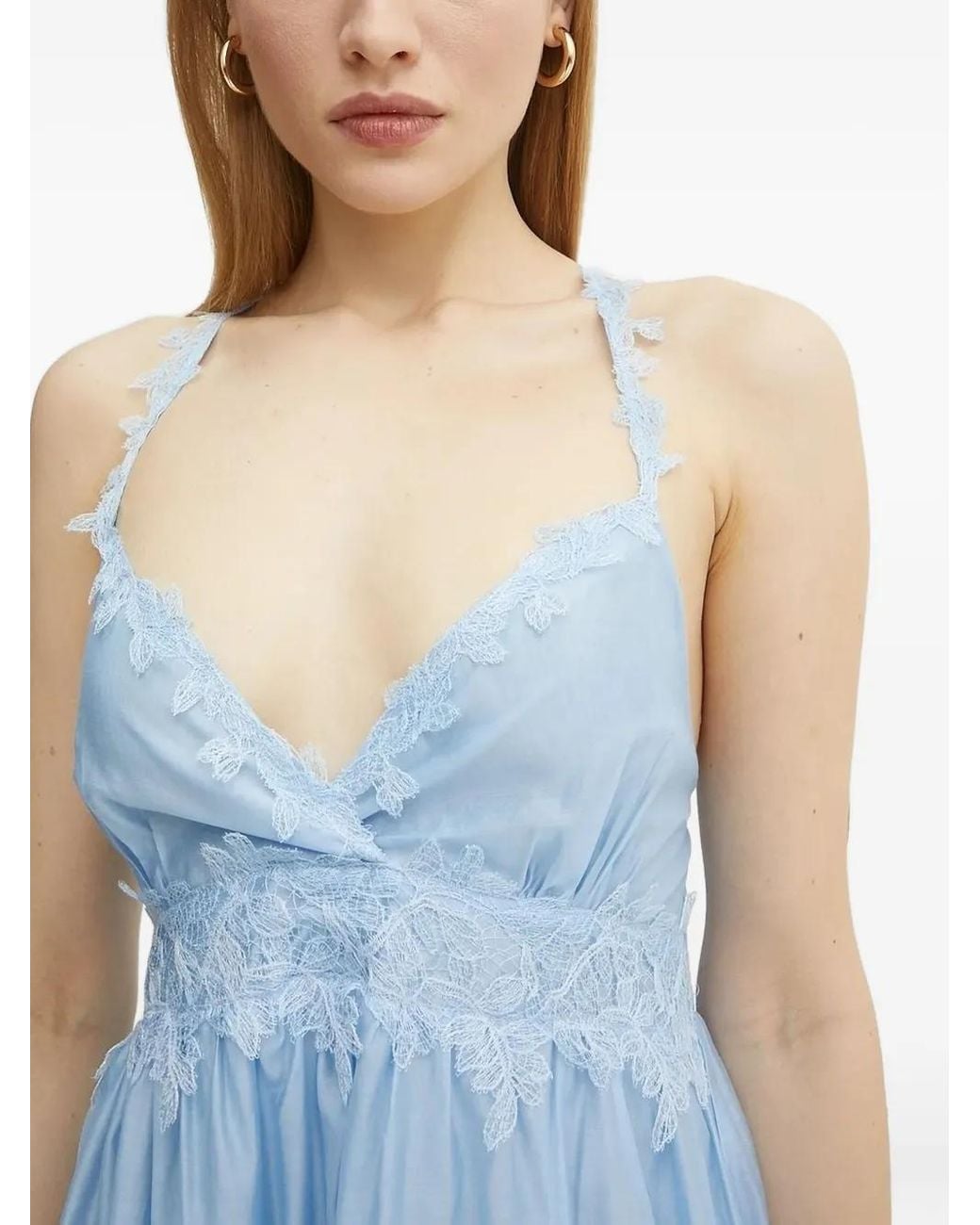 designer blue lace dress The Ruby Dress in Ice Blue 14 / Ice Blue main image 1