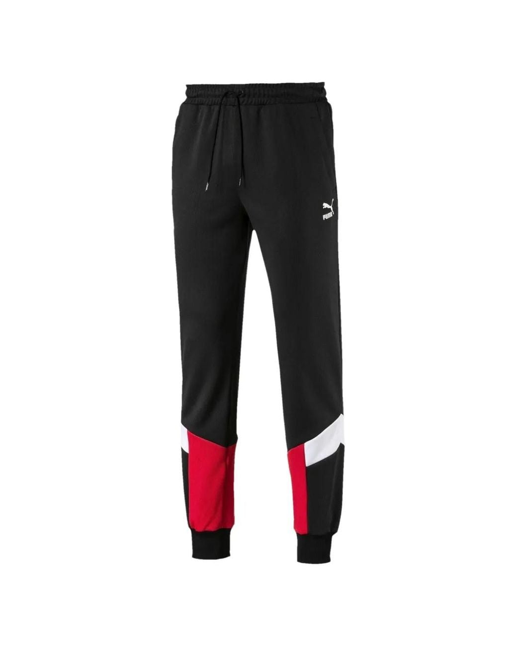 PUMA Black Mcs Panelled Track Pants for men