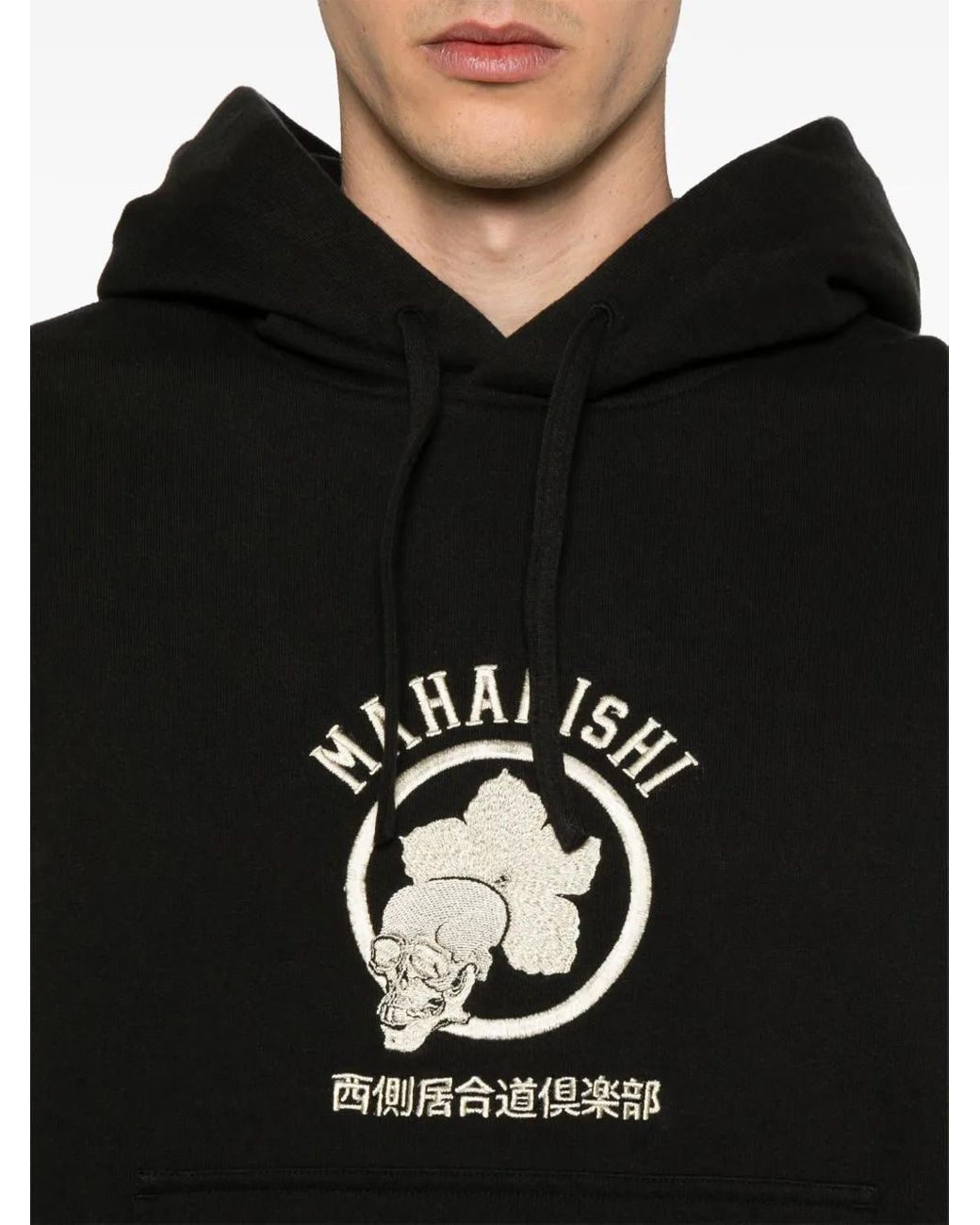 Maharishi Black 1102 Kamon Hoodie for men