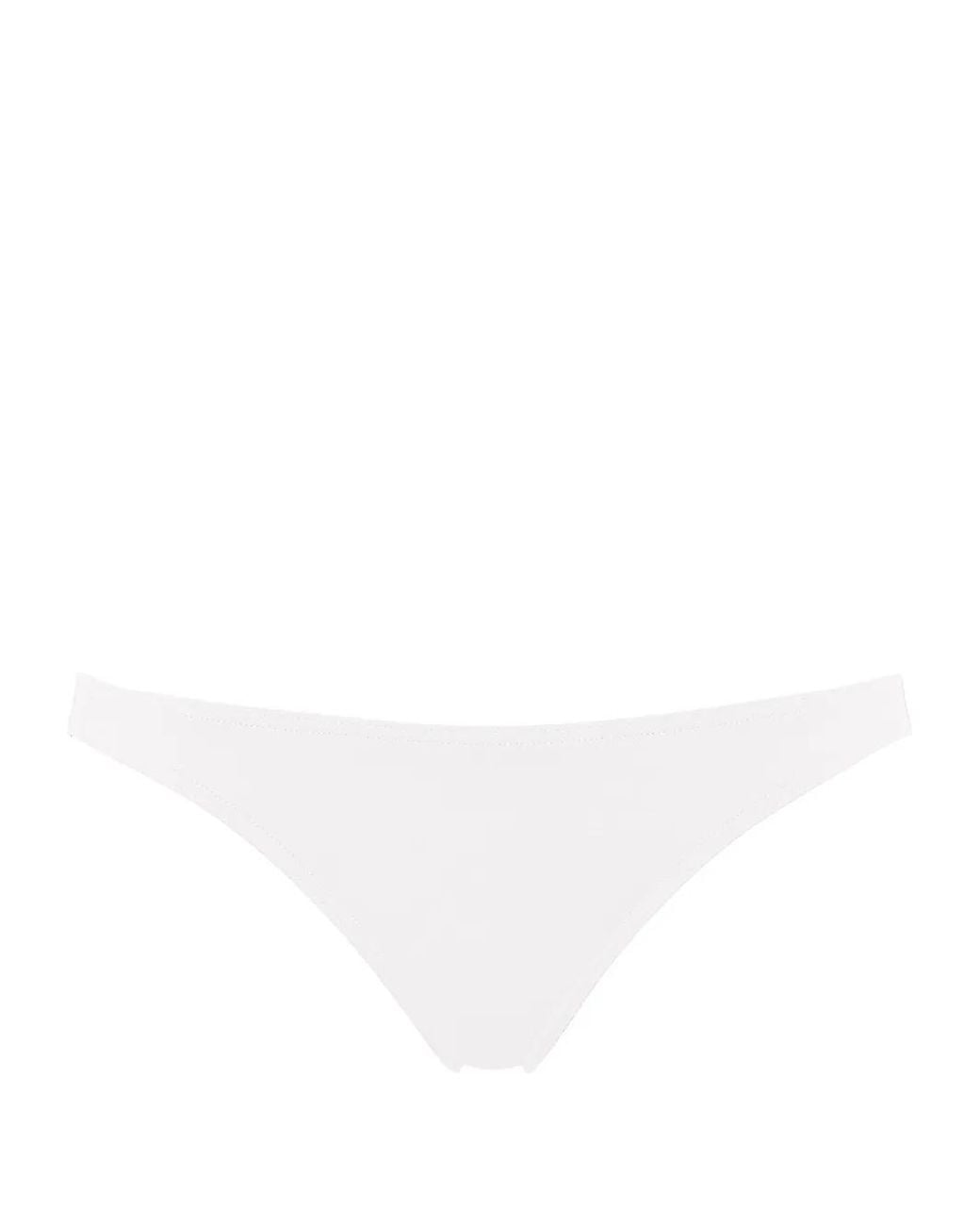 Eres White Bas De Bikini Fripon À Taille Basse