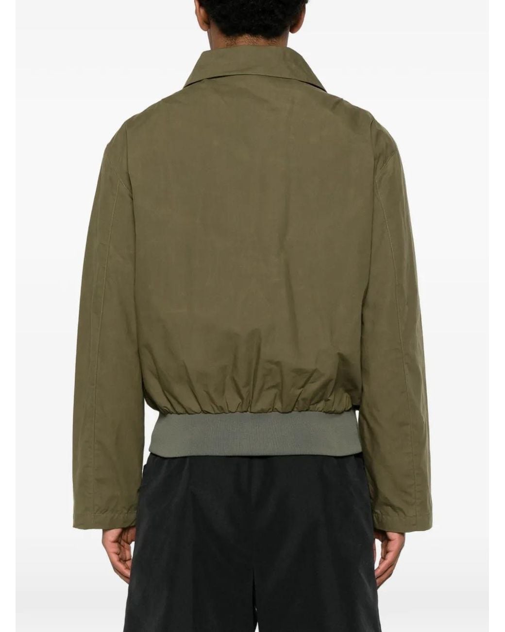 GR10K Green Veste À Effet Ciré for men