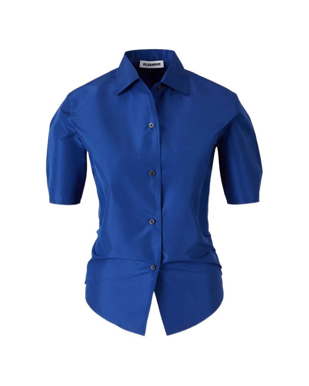 Jil Sander Blue Buttoned Shirt