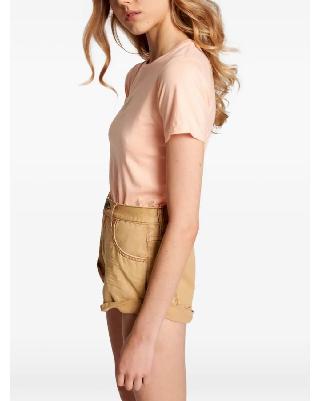 T-Shirt À Logo Imprimé One Teaspoon en coloris Natural