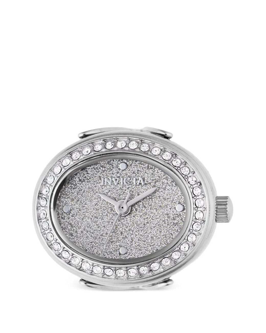 INVICTA WATCH Gray Montre Mini Bague Mm À Ornements En Cristal
