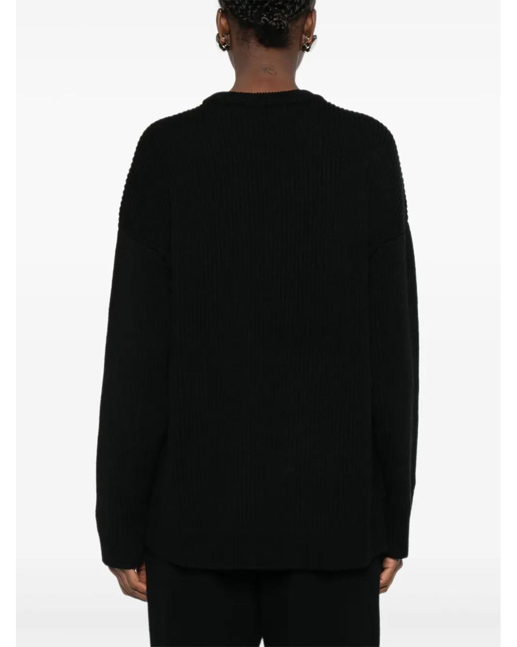 Entire studios Black Ribbed Sweater