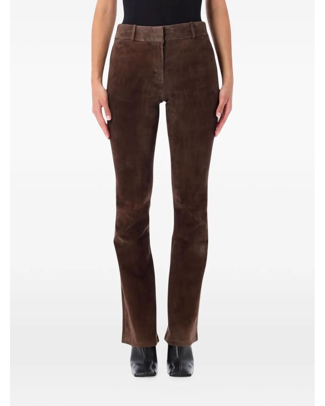Arma Brown Lucia Suede Trousers