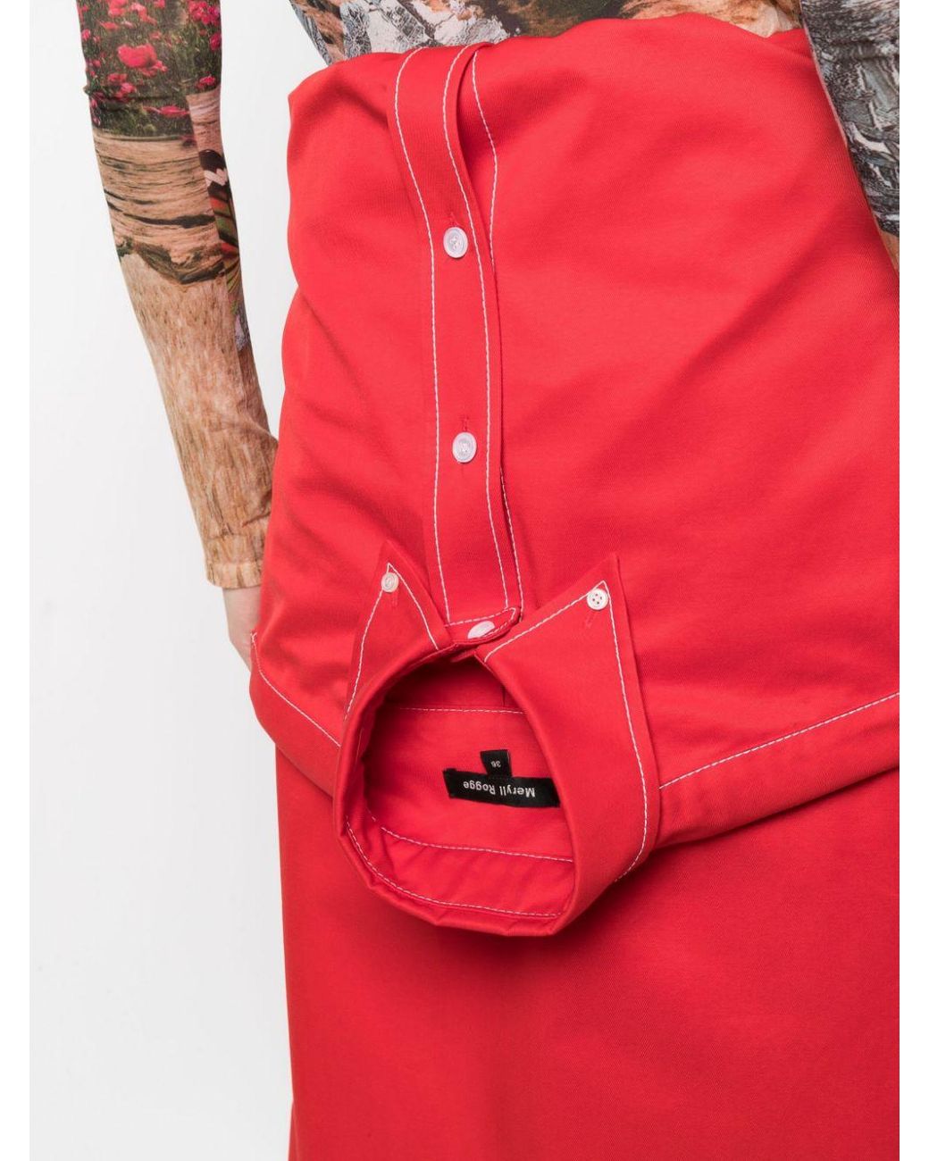 メーカー在庫限り品 meryll rogge ストライプシャツ asakusa.sub.jp