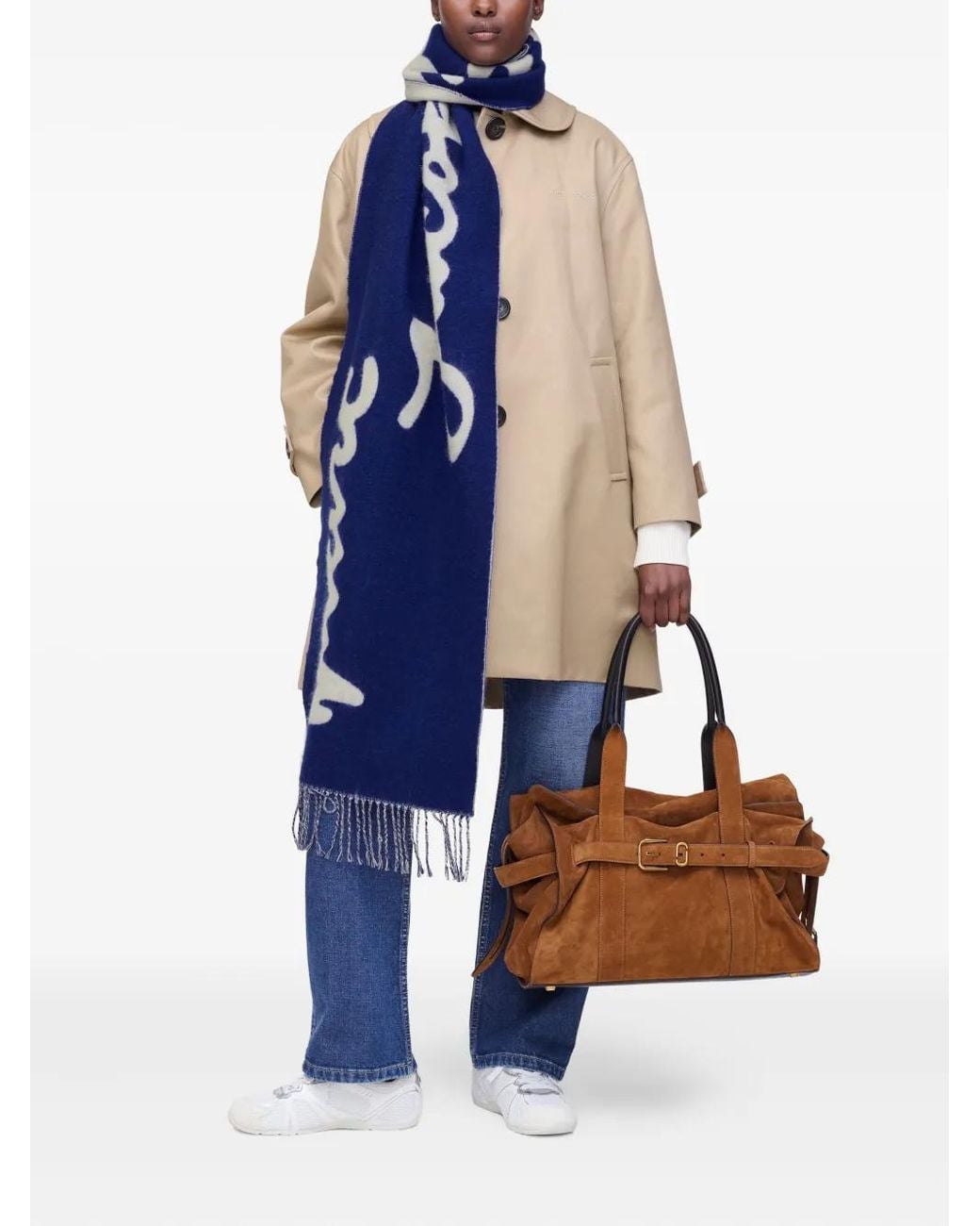 Marc Jacobs Blue Libra Small Leather Tote