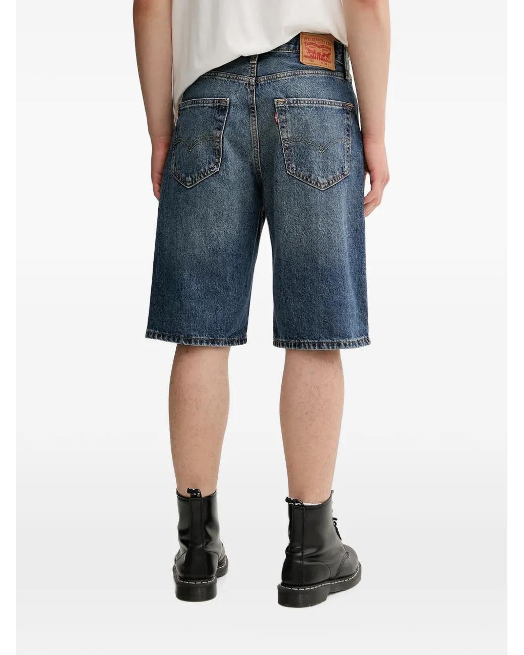 Levi's Blue Short À Taille Haute for men