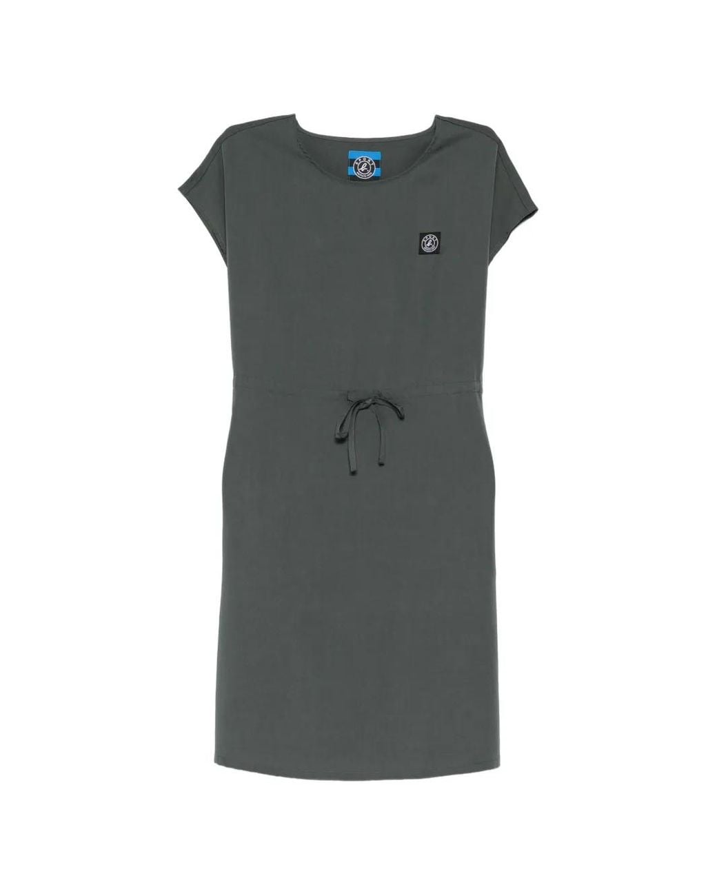 SPORT b. by agnès b. Gray Logo-Patch Dress