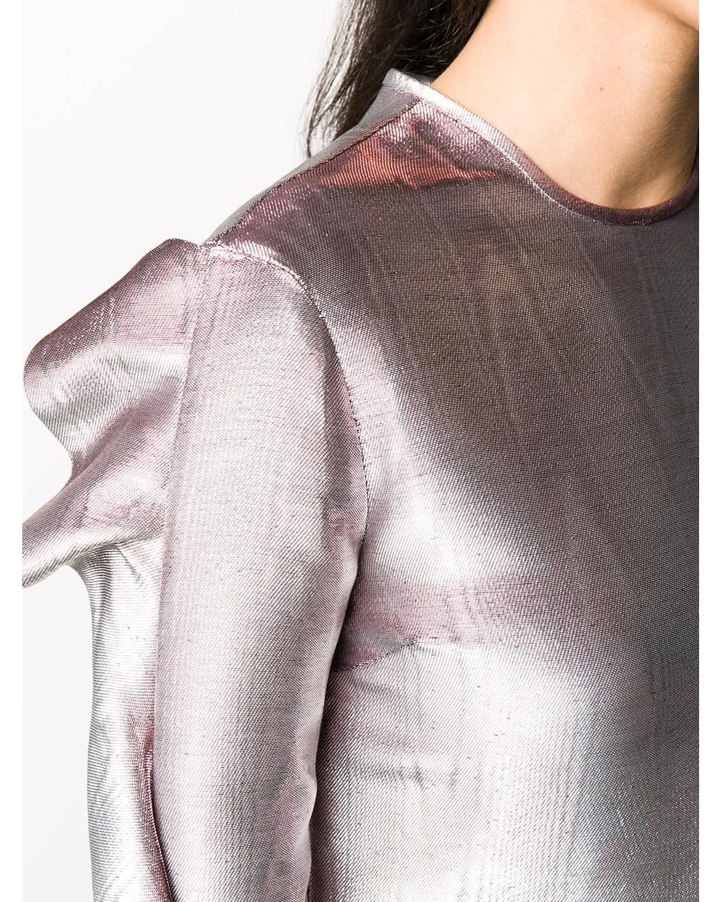 Ellery Metallic Jurk in het Pink