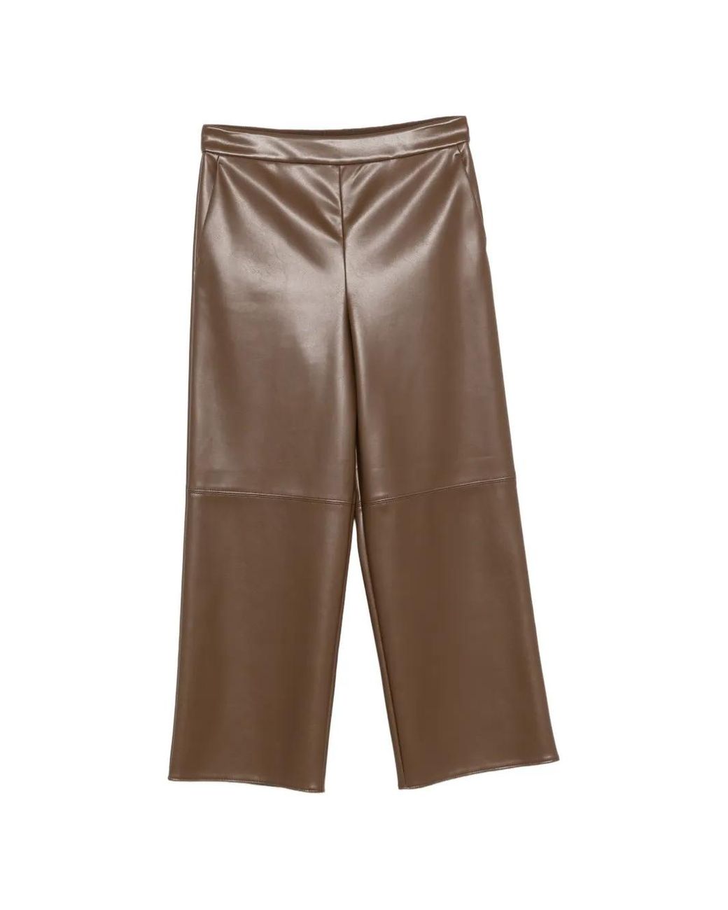 Max Mara Cropped Broek in het Brown