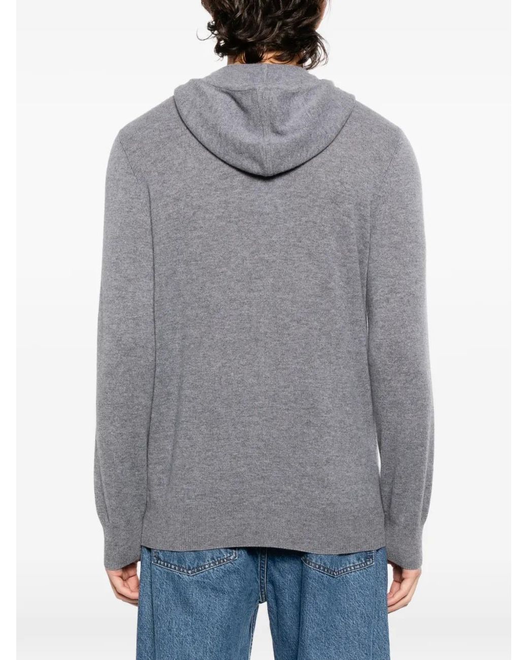 N.Peal Cashmere Ladbroke Hoodie in Gray für Herren