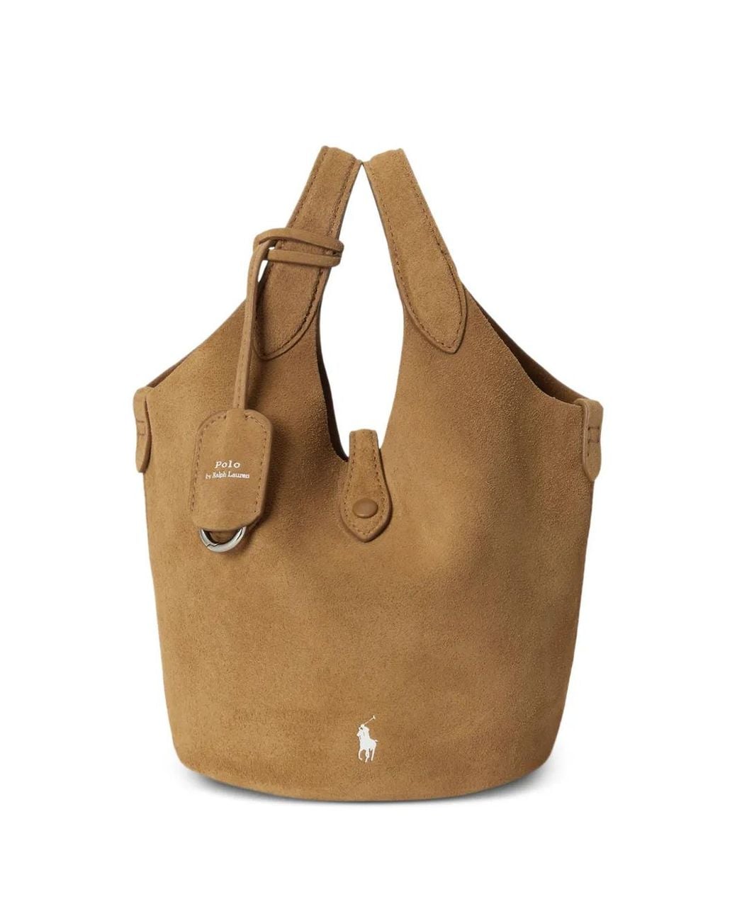Polo Ralph Lauren Natural Petit Sac À Bandoulière Polo Play En Daim